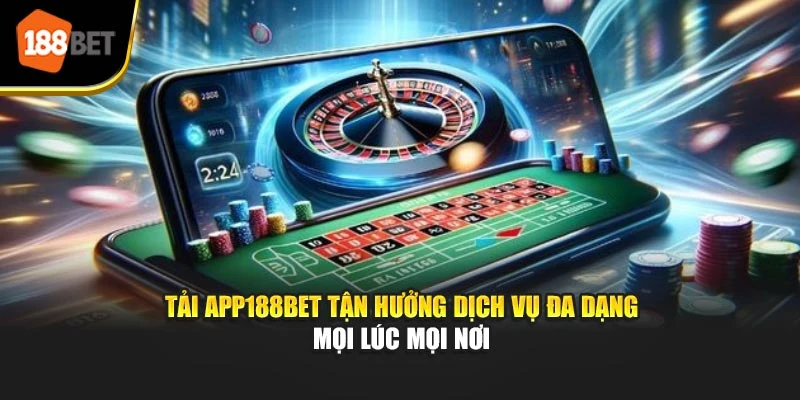 Tải App 188BET Tận Hưởng Dịch Vụ Đa Dạng Mọi Lúc Mọi Nơi